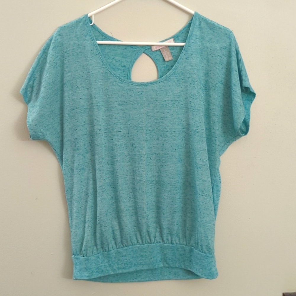 TRENDY, DASHING! Women's short sleeve casual/ dress shirt, Size: L